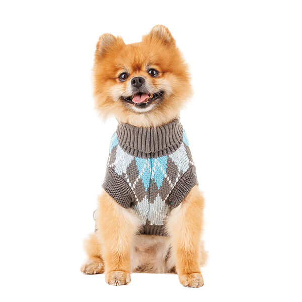 Свитер для собак Petmax 40см XL серый (унисекс)