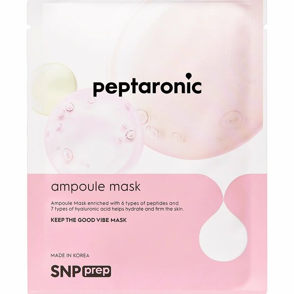 Маска тканевая SNP Prep Peptaronic с пептидами увлажняющая, укрепляющая 25 мл