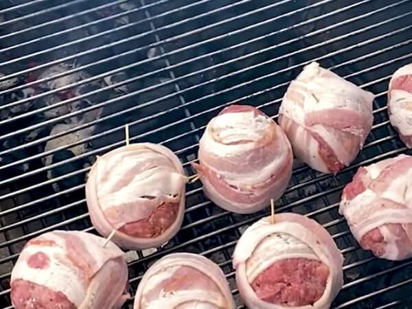 Мясные клубочки в грудинке (полуфабрикат) охл