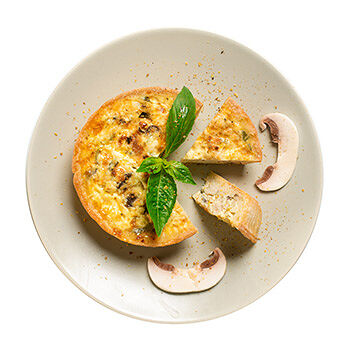 Киш с курицей и грибами, Уже Готово