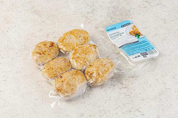 Котлеты из индейки жареные Айс