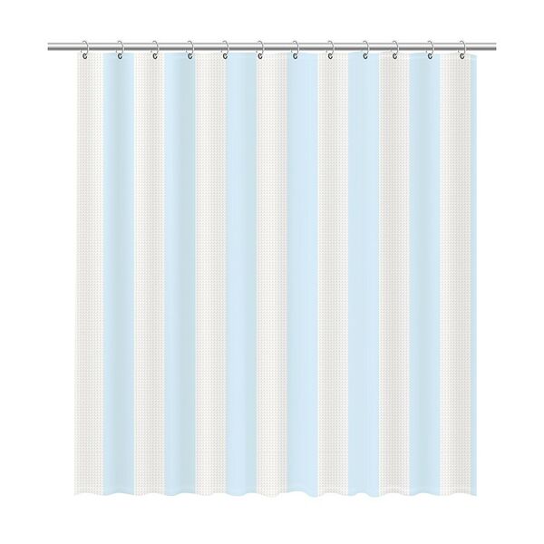 Шторка для ванной Vafel, 180х200 см, голубой
