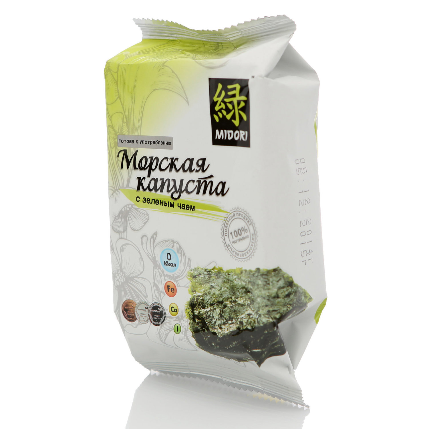 

Морская капуста Midori с зеленым чаем 5 г