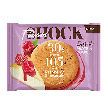 Печенье протеиновое FitnesShock Desert Малиновый чизкейк 