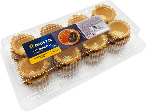 

Тарталетки Лента икорные, 24шт