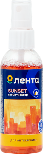Ароматизатор автомобильный ЛЕНТА City Sunset, спрей, Арт. 10265