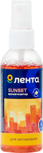 

Ароматизатор автомобильный ЛЕНТА City Sunset, спрей, Арт. 10265