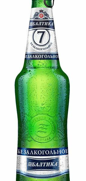 Пиво светлое безалкогольное Балтика Экспортное N7 пастеризованное