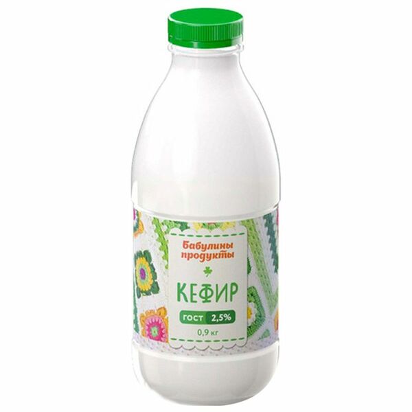 Кефир Бабулины Продукты 2.5%