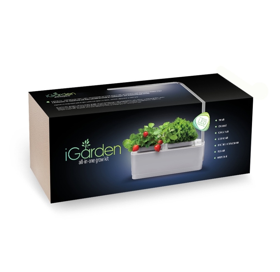 

Набор для выращивания Компактный смарт-сад iGarden LED Назад к истокам с подушкой 1 шт