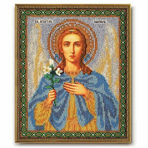 В184 Набор для вышивания бисером Кроше 'Архангел Гавриил' 19x23см