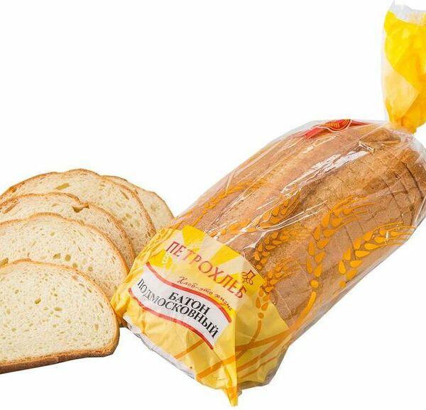 Батон Петрохлеб Подмосковный пшеничный, 400 г