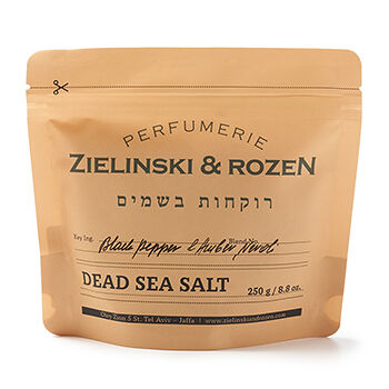Соль мертвого моря Zielinski&Rozen Черный перец, Амбра, Нероли 250г, Израиль