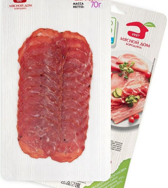 Колбаса Мясной дом Бородина Шервудская 70г