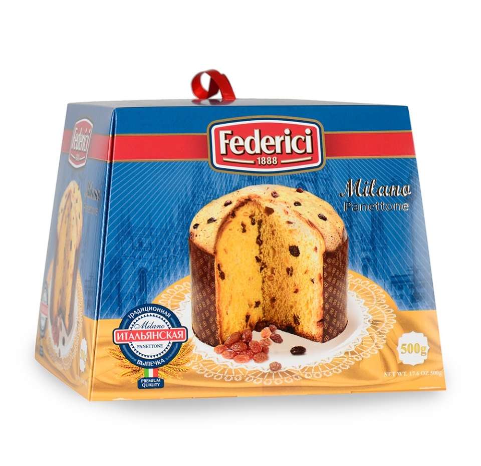 

Кулич Federici Milano пасхальный 500 г