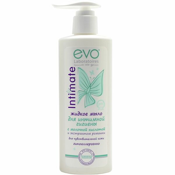 Мыло жидкое Evo для интимной гигиены для чувствительной кожи, 200мл