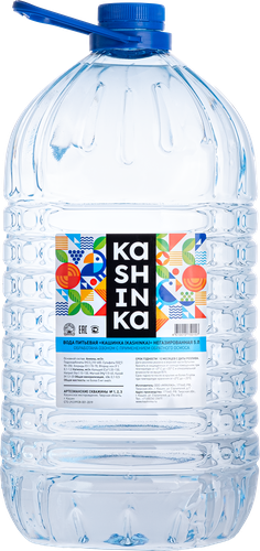 

Вода питьевая KASHINKA артезианская 1-й категории негазированная, 5л