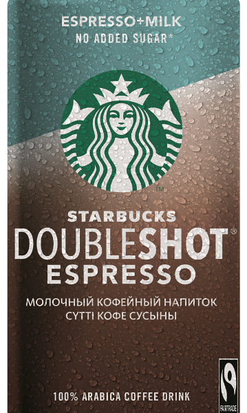 Напиток кофейный молочный Starbucks Doubleshot Espresso без сахара