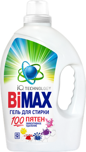 

Гель для стирки Bimax 100 пятен 1950 мл