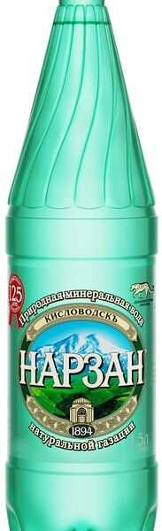 Вода Нарзан минеральная лечебно-столовая натуральной газации 1.5л