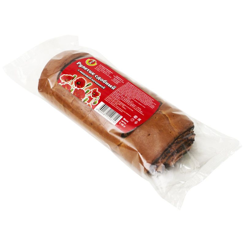 

Рулет сдобный ХК Первый с маковой начинкой 160 г