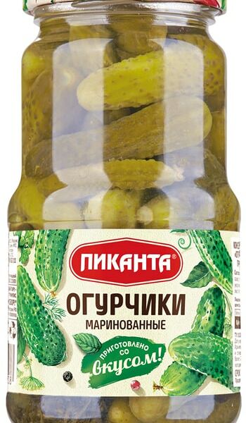 Огурчики Пиканта маринованные 460г