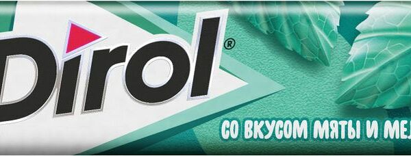Жевательная резинка Dirol Мята и мелисса