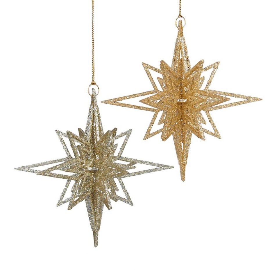 

Игрушка для елки Коллекция Традиции Северная Звезда, блестящая в ассортименте, цвет акрил, Тайвань