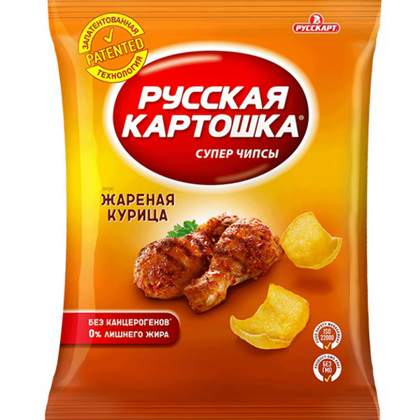 Чипсы картофельные Русская картошка Курица