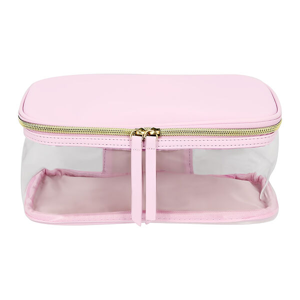 Косметичка Lady Pink прозрачная с розовым