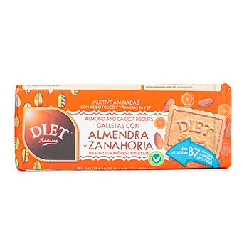 Печенье Diet Radisson с миндалем и морковью на тростниковом сахаре с витамином В6, В7