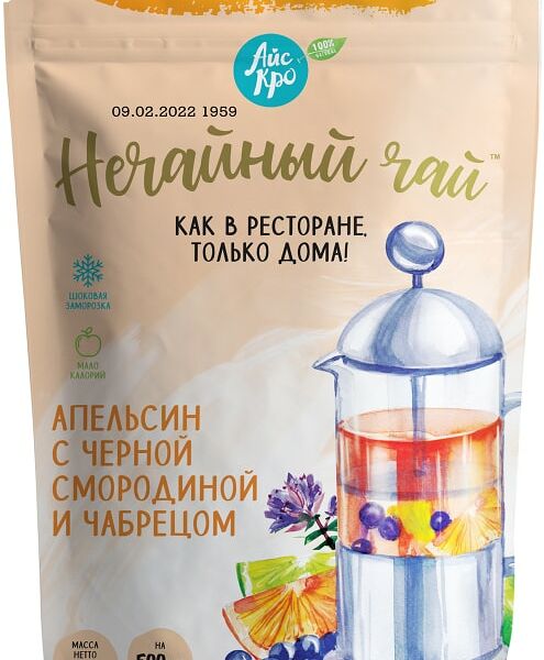 Напиток чайный АйсКро Нечайный чай апельсин черная смородина чабрец 150г