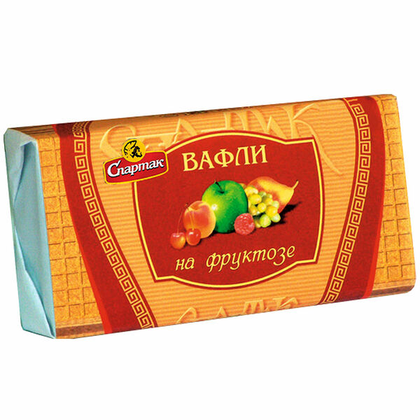 Вафли на фруктозе (конв) вес 100г Спартак