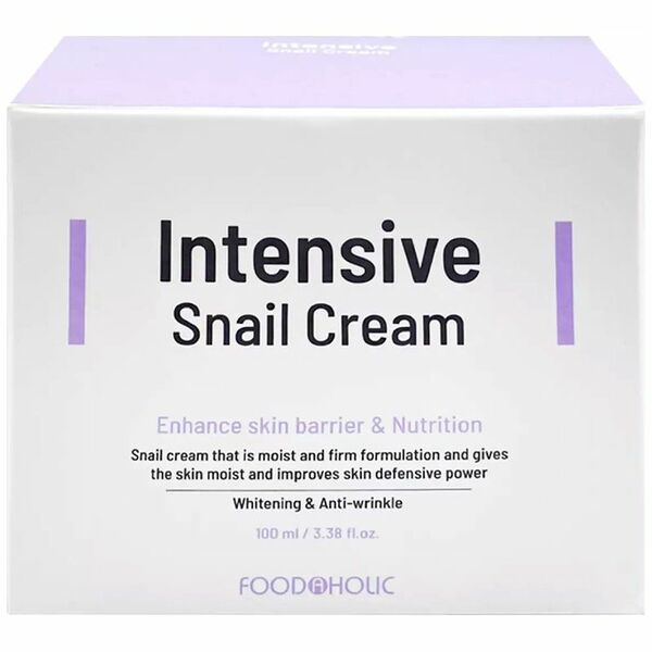 Крем антивозрастной функциональный для лица FOOD A HOLIC с муцином улитки, 100 мл