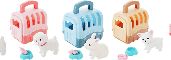 Набор игровой BIGGA Питомец с аксессуарами, 13 предметов в ассортименте