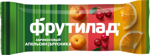 

Батончик Фрутилад Фруктовая энергия абрикосовый с апельсином и брусникой 30 г