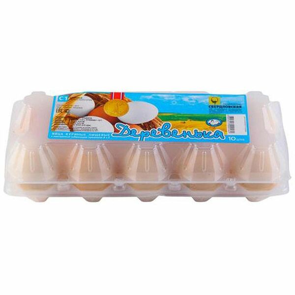 Яйцо Деревенька С1, 10шт