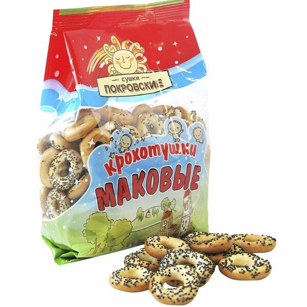Сушки ПОКРОВСКИЙ ХЛЕБ Крохотушка с маком