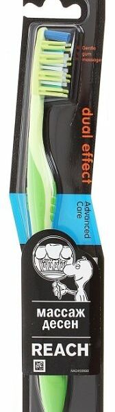 Зубная щетка Reach Dual Effect жесткая
