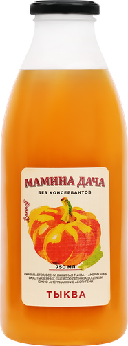 

Нектар Мамина дача Тыква с мякотью, 750 мл