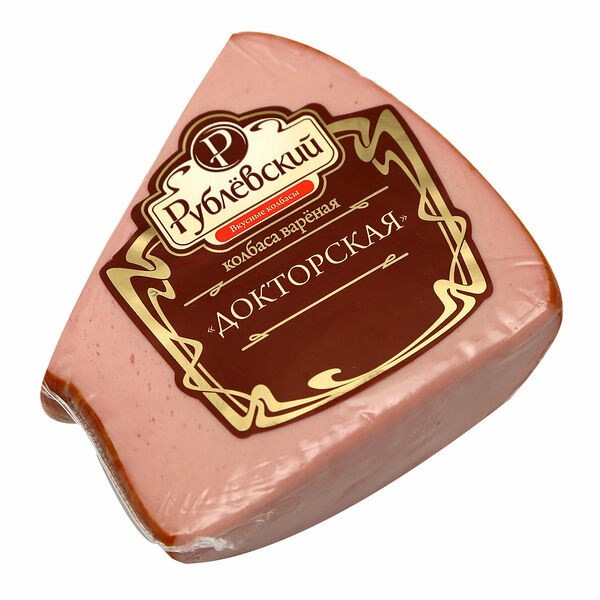 Колбаса вареная Докторская ТМ Рублевский