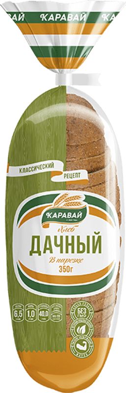 

Хлеб КАРАВАЙ Дачный, 350г
