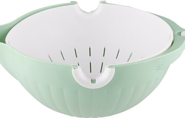 Миска-дуршлаг Mallony Perfetto 2в1 с ручкой 27*22*10см
