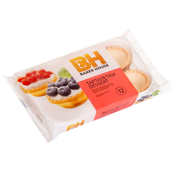 Тарталетки бейкер хаус 180г (12шт) десертные раменск