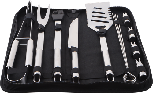 

Набор Giardino Club для барбекю в тканевом чехле 13 предметов 3.3х27х31 см