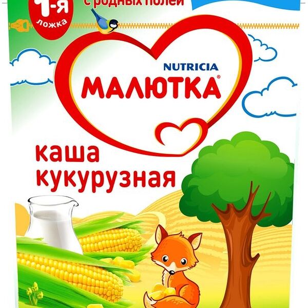 Каша кукурузная молочная Малютка, с 5 месяцев