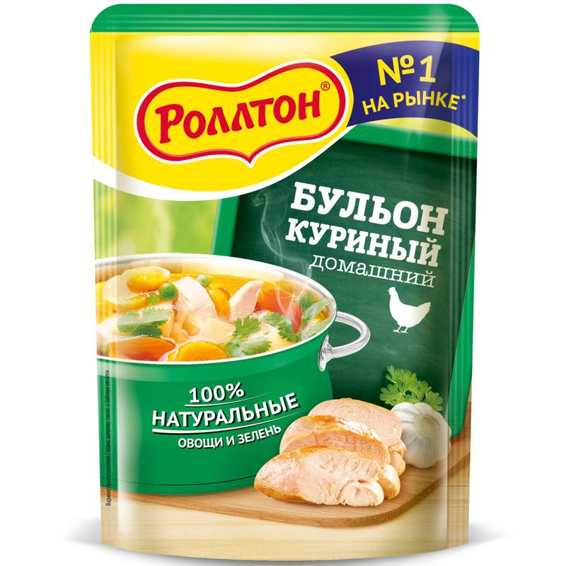 

Бульон Роллтон куриный домашний 100 г