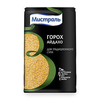 Горох желтый Мистраль шлифованный колотый