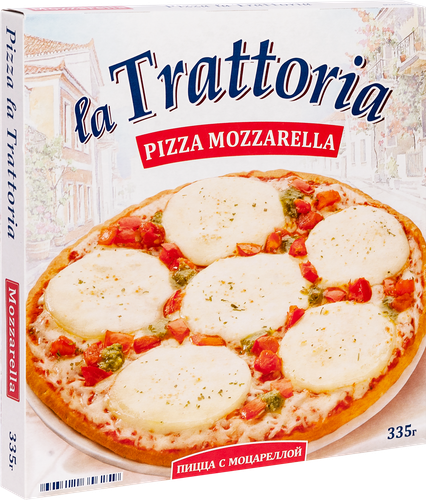 

Пицца La Trattoria с моцареллой, 335 г