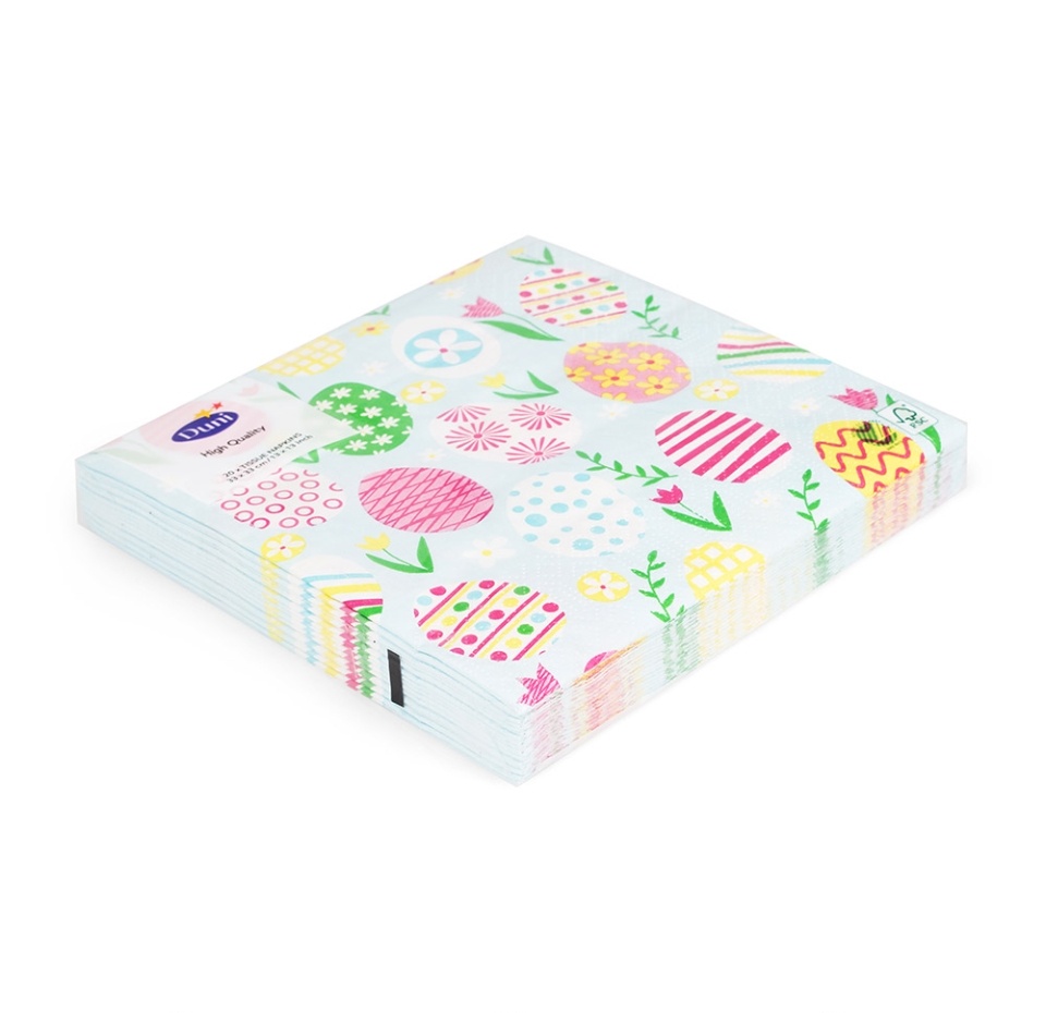 

Салфетки одноразовые Duni Joyful easter/sweet easter, 33х33 см, 3 слоя
